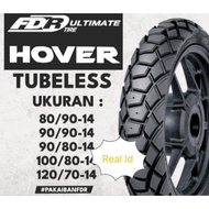 RC Tubeless Motorcycle Tires FDR Hover Semi Tril front/ rear (80/90-14, 90/90-14) for BEAT/esp/f1/po