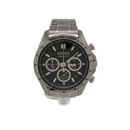 SEIKO mens watches Wrist Watch analogues stainless BLK SLV 8t63-00d0 Direct from Japan Secondhand