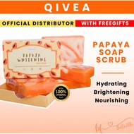 QIVEA PAPAYA SOAP SCRUB with freegifts