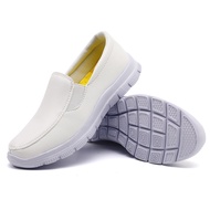 [Free Shipping] Lightweight Nurse Shoes Black White Women's Nurse Shoes Flat Shoes