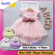 Gaun Dress Anak Bayi Perempuan Pesta 0 - 4 Tahun Import 0 6 12 Bulan 1 2 3 4 Tahun Cewek Birthday