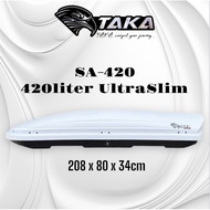 TAKA White SA-420 420liter Ultra Slim Roofbox Roof box Roof Storage