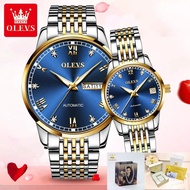 OLEVS 6602 Couple Watch Men's and Women's Original Automatic Mechanical Couple Watch Luxury Brand Hi