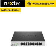 [Ready Stock] 24-Port Gigabit Smart Managed PoE Switch with 12 port PoE / Lifetime warranty