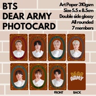 [KUKIRA] Bts'dear Army' Photocard 2024