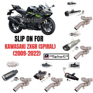 Slip On For Kawasaki ZX6R ZX636 ZX6 R SPIRAL 2009 2010  2024 2025 Modified Motorcycle Exhaust Muffle