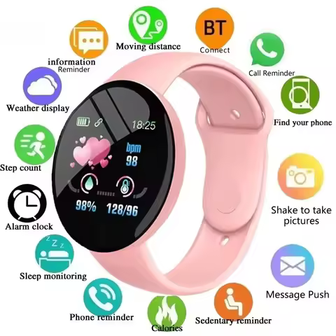 Smart Watch Multifunctional Watch Bluetooth Exercise Pedometer Sleep Monitoring Heart Rate Men Women