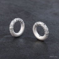 Braided Auspicious Cloud Country Style Circle Running Ring Safe Buckle Closed Ring DIY Bracelet 3DS9