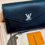 Louis Vuitton Pochette My Lockme LV鏈包  黑 Lockme 鏈條手拿包