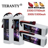 ​4S Lipo Battery 14.8V 2200MAh 2700MAh 3000MAh 3300MAh 45C/60C For RC FPV Airplane Drone Helicopter 