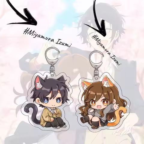 2024 Anime Horimiya: The Missing Pieces Keychain Izumi Miyamura Kyouko Hori Cosplay Accessories CP 2