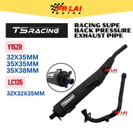 TS RACING Y15ZR LC135 SUPER BACK PRESSURE 32X35 35X35 35X38 32X32X35 YAMAHA Y15 Exhaust Pipe ekzos 3
