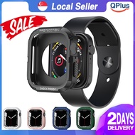 [SG] Rugged TPU Case for Apple Watch Series 9/8/7/6/5/4/3/2/1/SE Anti-Fall Half Coverage Design Shoc