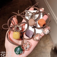 Hair Accessories/ Korean Style Morandi Hair Rope Rhinestone Hair Tie