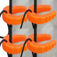 2-1Pcs C-shape Door Stop - TPU Door Jam - with Nylon Cord - Windproof Door Block - Removeable Doorst