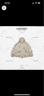 Goopi VI-G93P”Formula-G”Mountain parka-06 骨白