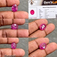 RUBI Ruby Corundumnatural Genuine Tanzania Ruby Stone CT 6.82 Dim 12.97x1031x4.74