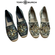 [Tory Burch Hong Kong]Tory Burch Color block simple and comfortable espadrille slip-on fisherman shoes
