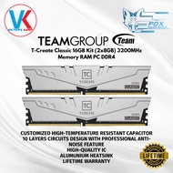 Ram PC Team T-Create Classic 16GB Kit (2x8GB) & 32GB Kit (2x16GB) 3200MHz Memory RAM PC DDR4 TeamGro