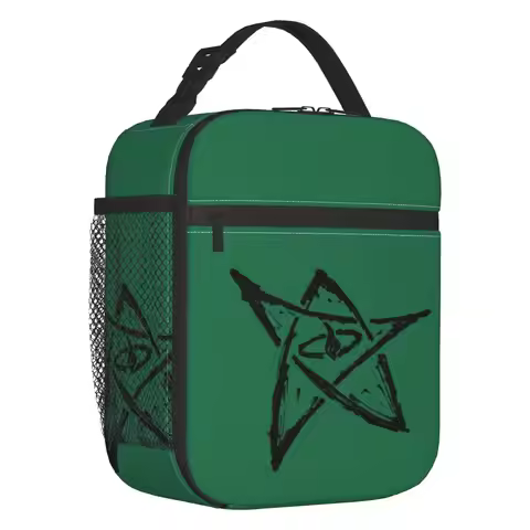 Call Of Cthulhu The Elder Sign Insulated Lunch Bags for Women Resuable Thermal Cooler Food Lunch Box