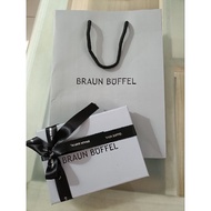 Braun Buffel card, box, ribbon n paper bag