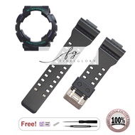 Original G-SHOCK Bezel and strap Matte Black Font For  GA-100 / GA-110 / GA-120 / GA-135 etc..