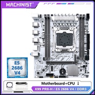 MACHINIST | MACHINIST White X99 Motherboard Kit Set Xeon E5 2686 V4 / E5 2696 V4 CPU LGA2011-3 DDR3