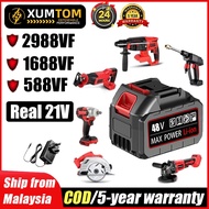 【COD】2988VF 1688VF Large capacity lithium battery Rechargeable Lithium Battery for Makita battery bl