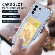 Vivo V27 5G - V27 Pro 5G Case Softcase TRANSPARENT CARD CASE Case Casing hp Vivo V27 5G - V27 Pro 5G