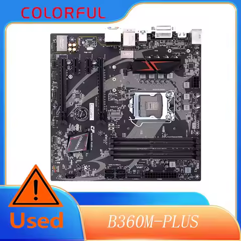 Colorful B360M PLUS LGA1151 Intel B360 DDR4 USB3.1 Micro ATX Motherboard