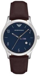 Chris 精品代購 EMPORIO ARMANI 亞曼尼手錶 AR1944 經典石英錶 小牛皮錶帶 手錶 歐美代購