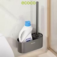 ECOCO Hardware Aluminum Toilet Brush Wall-Mounted Toilet Brush Elegant Toilet Brush/ Aluminum Handle