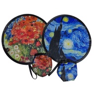 Pocket Foldable Cute Cartoon Summer Storage Group Fan Fan Cloth New Product Fan Small Portable Fan D