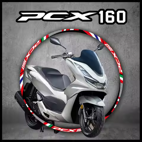 PCX160 Reflective Motorcycle Sticker Wheel Rim Decals Waterproof For HONDA PCX 160