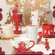 Starbucks Andersen Paper Cuttings Ceramic Mug and Insulation Thermos