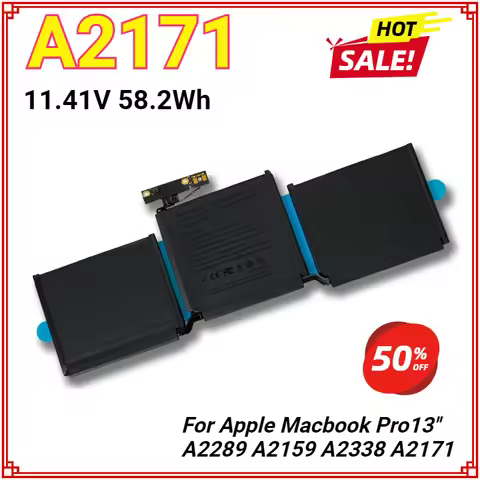 New A2171 Laptop Battery for Apple MacBook Pro Retina 13.3'' A2159 2019 Year for Macbook 13 '' A2289