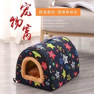 ♕☑Dog House Cat House Dog House Dog House Villa Pet Products Four Seasons Waterproof Winter House Warm Removable and Was