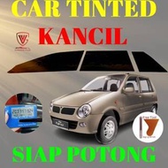 Perodua (Kancil) 4 Door Tinted 2PLY UV 99% Hitam(Gelap 30% 50% 65% 80% 95%) Siap Potong/Car Tinted (
