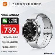 小米手表Xiaomi Watch S3 智能手表 全天血氧心率监测 睡眠检测 5ATM防水 NFC运动手表 Watch S3 银色