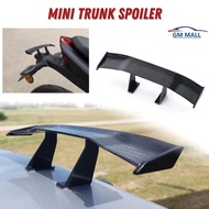 MINI REAR SPOILER Trunk Lip GT Wing Tail Carbon Fiber Bodykit Sayap Comel Belakang Kereta Axia Myvi Bezza Viva Saga Blm