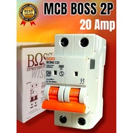 (READ DESCRIPTION) MCB 2P 20 Amp BOSS 6 KA BCB62C20