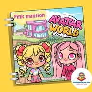 Avatar WORLD PINK MANSION PAPERDOLL QUIET BOOK PAZU