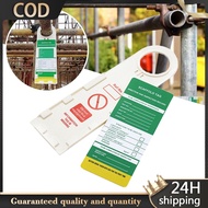 Durable Workplace Scaffolding Inspection 2pcs Tag Security Accident Prevention Card for Scaffold