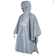 Rainproof Reflector Men Women Waterproof Raincoat Poncho Rainwear with Reflective Strip