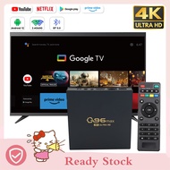 Q96 MAX TVBox 8GB+128GB Android 12 2.4G 5G WiFi HDR 4K Smart Android Box BT5.0