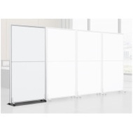 辦公室活動可移動板 屏風板 | 辦公摺疊隔間移動板- 1米*1.8米板式含配件 (單片) | 獨立拼裝款 | 帶兩個支架腳