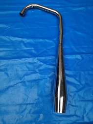 Bullet pipe muffler for tmx 155  Big Hole with silencer stainless steel