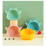 Baby Toddler BLW Silicone Suction Learning Feeding Bowl