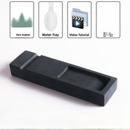 Daily Practice Ink Stone Calligraphy Special Natural Stone Study Supplies Brush Set Ink Disk Bar Ink