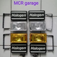 lampu mobil halogen kotak rally look